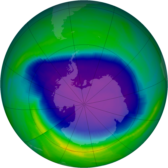 Ozone Map 1998-10-08